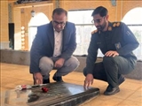 گلباران مزار شهدای فیروزکوه همزمان با گرامیداشت دهه فجر
