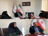 دیدار رییس شورای روستای هریاج با سرپرست بخشداری مرکزی