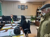 بازدید رییس بازرسی فرمانداری از اداره ثبت اسناد فیروزکوه