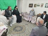 دیدار مسوولان فیروزکوه با خانواده شهید سید ضیا کیا