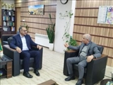 دیدار مدیرعامل جدید کارخانه سیمان فیروزکوه با فرماندار