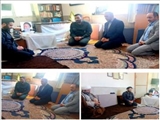 دیدار نوروزی برخی از مسوولین بخش ارجمند با تولیت حوزه علمیه امام صادق روستای وشتان