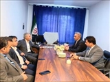 دیدار مدیرعامل شرکت آب و فاضلاب شرق استان تهران با بخشدار ارجمند