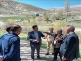 بازدید بخشدار ارجمند از روستای دریابک