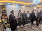 دیدار مسئولان با جانباز اهل تسنن در فیروزکوه