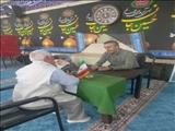 برگزاری میز خدمت مردمی در مصلای نماز جمعه شهرستان فیروزکوه