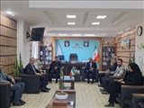 دیدار معاونین و کارکنان فرمانداری فیروزکوه با فرماندار به مناسبت هفته دولت