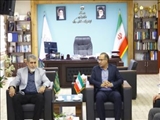 دیدار مدیر آموزش و پرورش شهرستان فیروزکوه با فرماندار به مناسبت هفته دولت