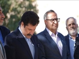 ادای احترام معاون رئیس‌جمهور به شهید گمنام فیروزکوه