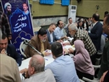 برگزاری میز خدمت مسئولان شهرستان دماوند با حضور فرماندار در مسجد علی بن ابیطالب(ع) رودهن