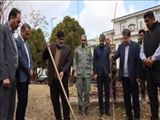 آیین کاشت ۲ اصله نهال به دست فرماندار شهرستان دماوند