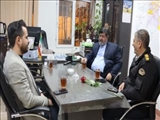 بازدید فرماندار دماوند از قرارگاه پلیس راه شرق استان تهران