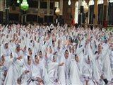 ۱۰۰۰ دانش‌آموز دختر دماوندی آغاز عبادت و بندگی را جشن گرفتند