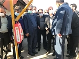بازدید وزیر نیرو  از اجرای شبکه فاضلاب شهر پاکدشت
