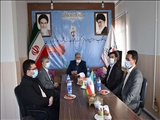 حضور فرماندار پاکدشت در اداره بنیاد شهید