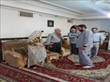 دیدار بخشدار مرکزی شهرستان پاکدشت با خانواده شهید قرچه لو