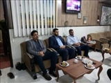 دیدار بخشدار مرکزی ،دهیار و اعضای شورای اسلامی روستای توچال با فرمانده و پرسنل کلانتری ۱۴ حصار امیر