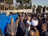 مراسم راهپیمایی گرامیداشت حماسه 9 دی در پاکدشت برگزار شد