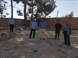 بازدید بخشدار مرکزی شهرستان پاکدشت از روند ساخت زورخانه روستای محمود آباد