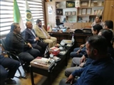 به مناسبت هفته فراجا دیدار بخشدار مرکزی با رئیس پلیس امنیت شهرستان پاکدشت