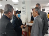 بازدید سرزده سرپرست فرمانداری رباط‌کریم از اداره بیمه تامین اجتماعی