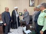 دیدار مدیرکل بنیاد شهید استان تهران و فرماندار رباط‌کریم با امام جمعه شهرستان