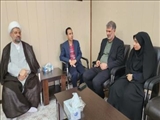 دیدار سرپرست جدید بخشداری مرکزی شهرستان رباط‌کریم با امام جمعه شهرستان