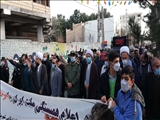 نمازگزاران رباط‌کریمی  در حمایت از مردم یمن راهپیمائی کردند 