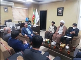 رئیس جدید اداره اوقاف شهرستان رباط کریم در دفتر فرماندارمعارفه شد