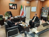 حضور معاون مسافری اداره کل راه آهن استان تهران در فرمانداری رباط کریم 
