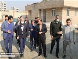 بازدید فرماندار شهرستان شهریار از پروژه‌های در حال ساخت باشگاه ورزشی، درمانگاه و کلانتری شهرک ویره 