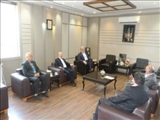  دیدار رئیس بیمارستان نور با فرماندار شهرستان شهریار