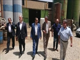 بازدید فرماندار شهرستان شهریار از شرکت دانش بنیان نفتا شیمی 