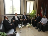 دیدار فرماندار با مدیر اداره تامین اجتماعی شهرستان شهریار 