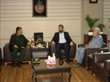 دیدار فرمانده ناحیه مقاومت بسیج شهر اندیشه با سرپرست فرمانداری ویژه شهرستان شهریار