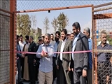 افتتاح زمین چمن مصنوعی روستای رضی آباد بالا با حضور معاون استاندار تهران