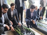 ادای احترام معاون رئیس‌جمهور در امور توسعه روستایی و مناطق محروم به مقام شامخ شهدای شهرستان شهریار