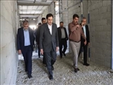 بازدید فرماندار شهریار از پروژه ساخت خانه بهداشت خادم‌آباد باغستان
