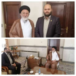 دیدار شهردار باقرشهر با تولیت آستان