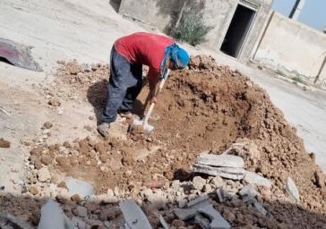 انسداد 2 حلقه چاه غیر مجاز توسط امور منابع آب پاکدشت