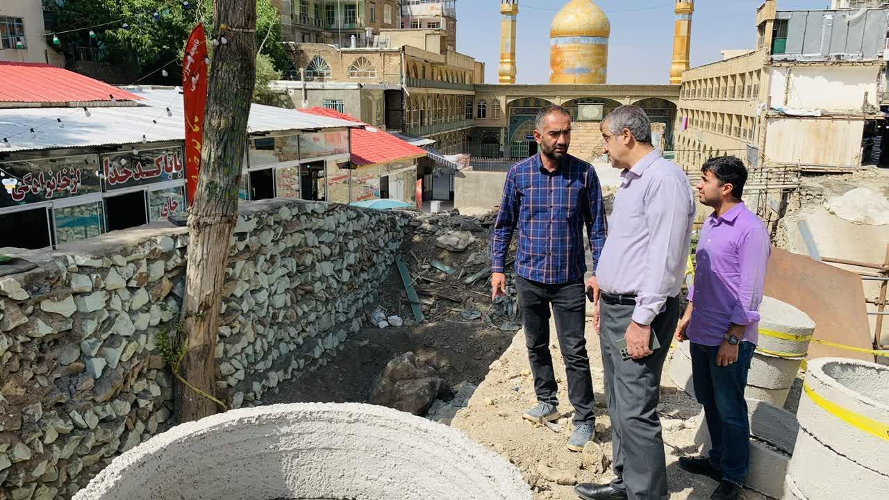 بازدید میدانی بخشدار کن از روستای امامزاده داود(ع)