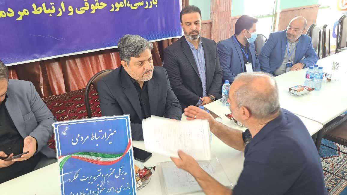 برپایی میز خدمت با حضور مدیرکل بازرسی استانداری تهران