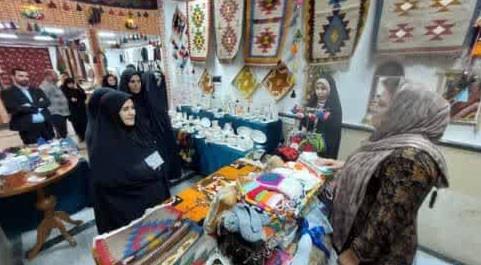 بازدید مدیرکل امور زنان وخانواده استانداری تهران  از نمایشگاه مشاغل خانگی شهرستان قرچک