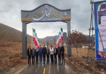 بهره‌برداری از پروژه‌های عمرانی ۲ روستای خسروان و لومان با حضور بخشدار دماوند
