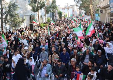 تجدید میثاق دختران و شهروندان همدانک با آرمان‌های انقلاب اسلامی