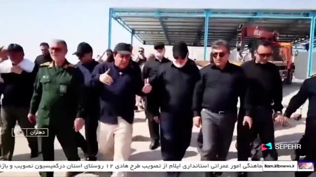 بازدید استاندار تهران از مرز چیلات و اعلام آمادگی برای خدمت‌رسانی به زائران